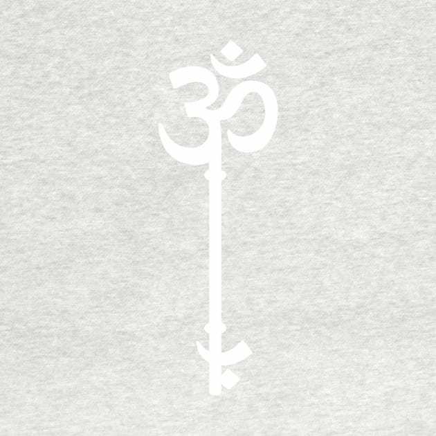 Om Meditation Key (WHITE) by XOOXOO